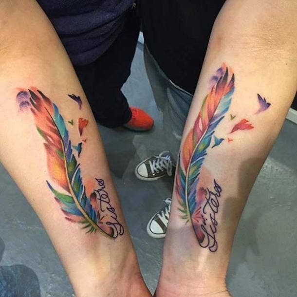 Had the pleasure to do these soul sister tattoos on two sisters from a... |  TikTok