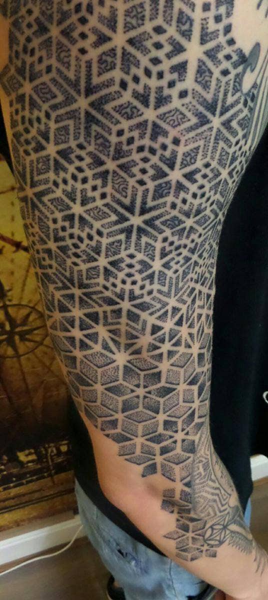 dot shading  Golden Iron Tattoo Studio DownTown Toronto