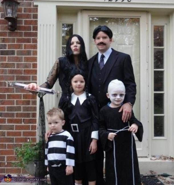 The Addams Family Halloween costumes