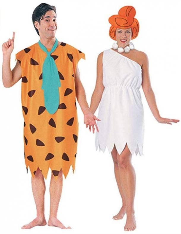 Fred and Wilma Flintstone couples costumes