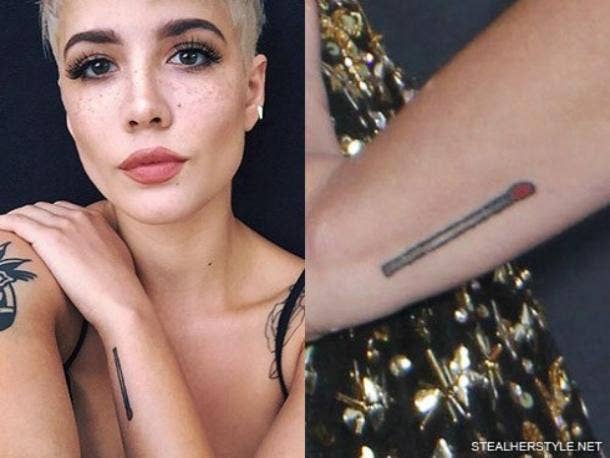 The Meaning Behind Halsey's 30+ Tattoos | POPSUGAR Beauty UK