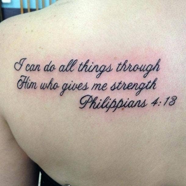 25 Female Quote Tattoos About Strength To Inspire You Every Single Day Yourtango List of 310+ tattoo symbol meanings for both men and women with their cool designs for your next meaningful tattoo. 25 female quote tattoos about strength
