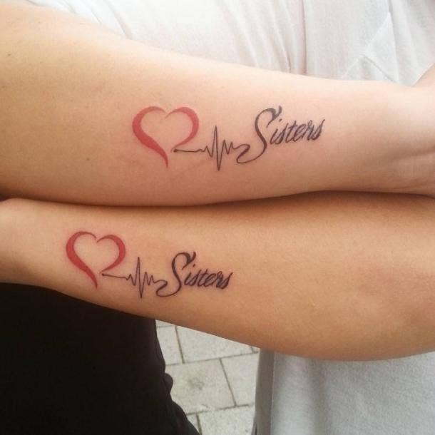 31 Best Matching Sister Tattoos  Coordinating Tattoos for Twins and  Siblings