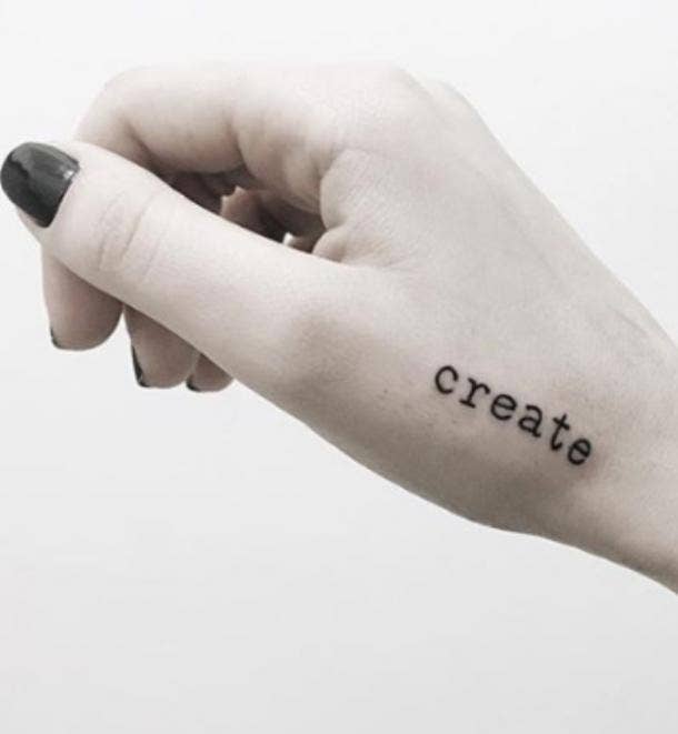 99 Word Tattoos That May Speak To Your Heart And Skin | Bored Panda