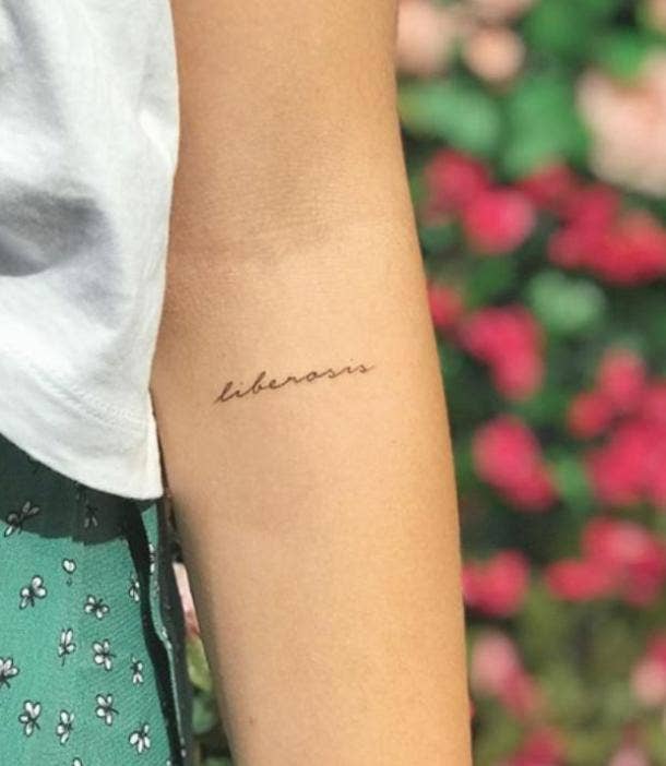 50 Meaningful One Word Tattoo Ideas For Men Or Women | YourTango