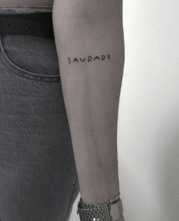 meaningful one-word tattoos