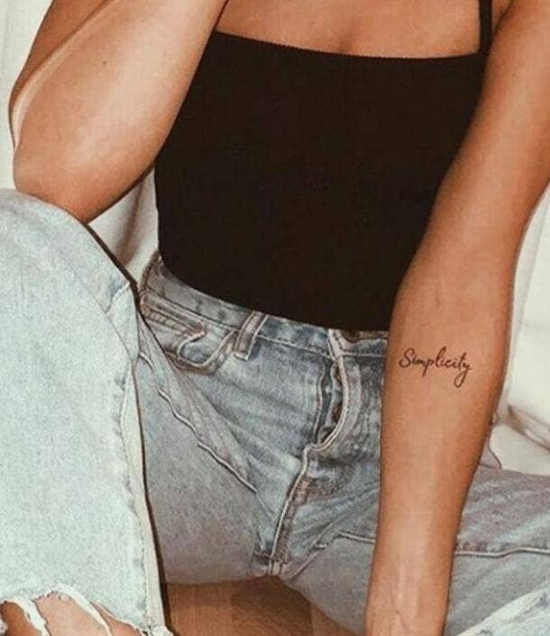 50 Meaningful One Word Tattoo Ideas For Men Or Women - 64