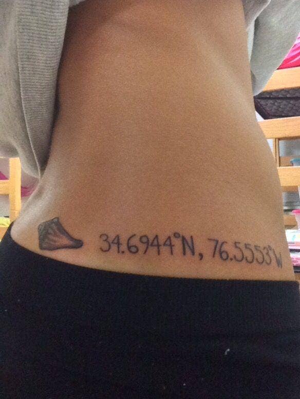 15 Best Places On Your Body For A Coordinates Tattoo Yourtango