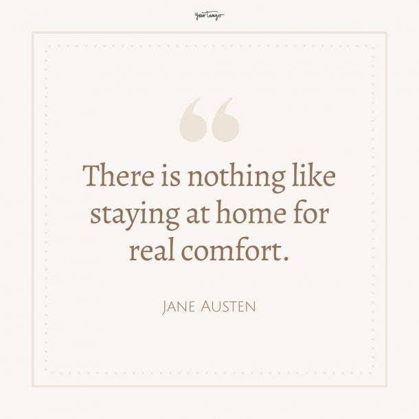jane austen quote about home