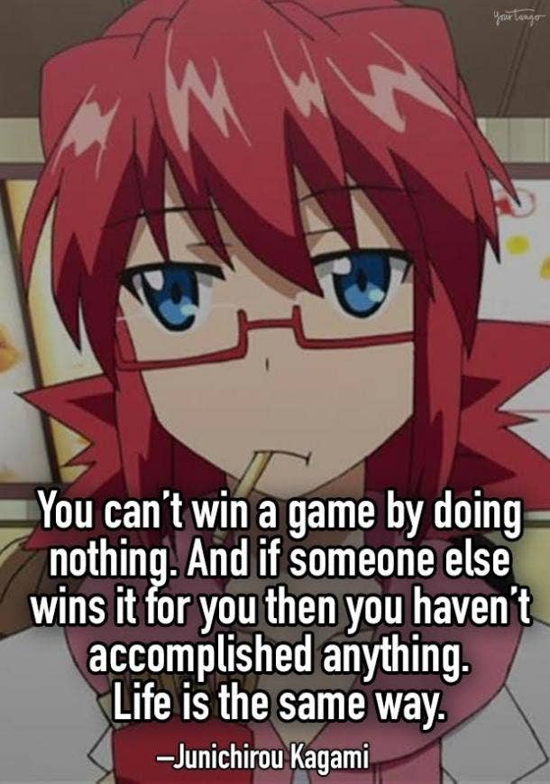 junichirou kagami anime quotes