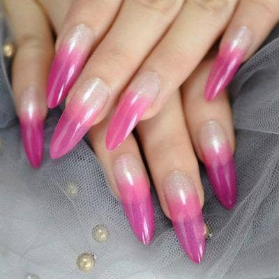 What Are Stiletto Nails? 15 Best Pointy Press-On Designs To Try At Home |  YourTango