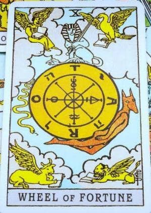 wheel of fortune tarot card