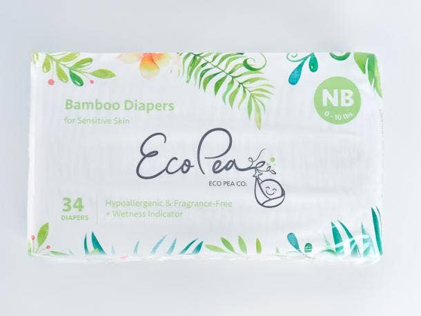 Eco Pea Co. Natural Bamboo Diapers
