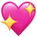 heart with stars emoji