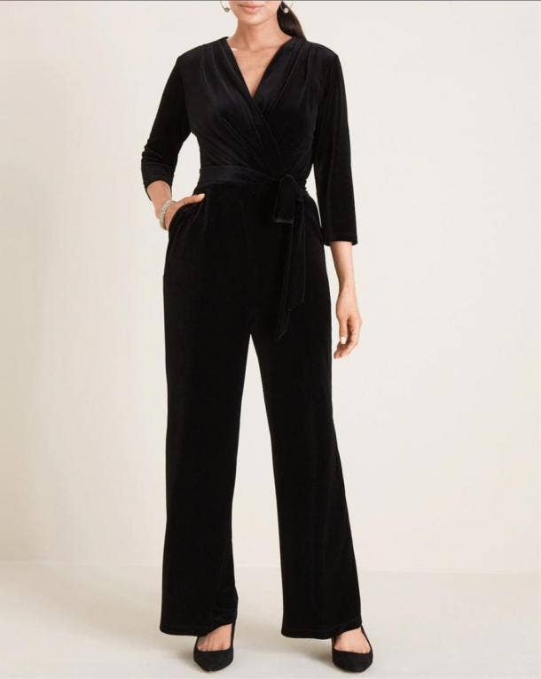 Chico's Velvet Jumpsuit