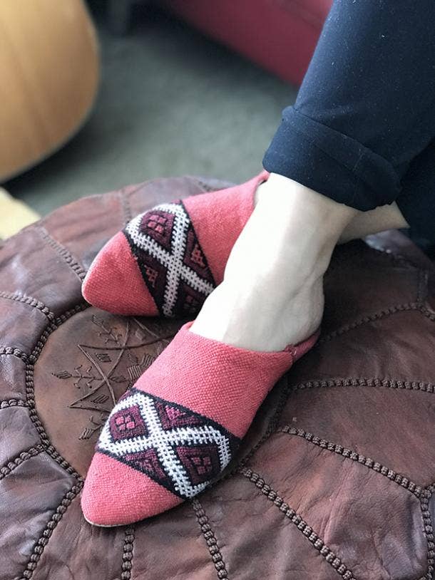 Verve Culture Moroccan Leather Slippers Valentines Gift For Pregnant Wife