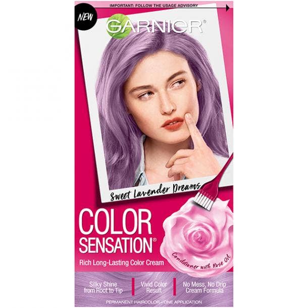 Garnier Color Sensation Hair Color Cream in Sweet Lavender Dreams