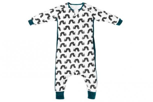 Eric Carle Black Caterpillar Long Sleeve Sleep Suit