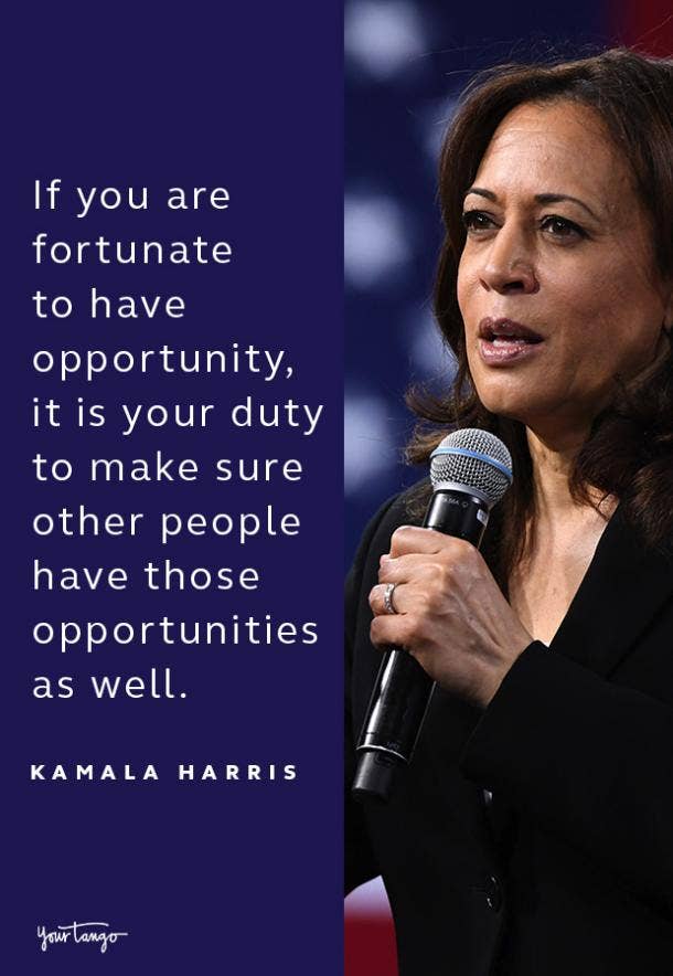 kamala harris quote about opportunities