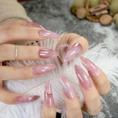 61 Best Pink Stiletto Nails ideas | nails, stiletto nails, nail designs