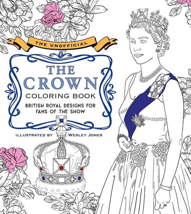 The Unofficial The Crown Coloring Book Valentines Gift For Pregnant Wife