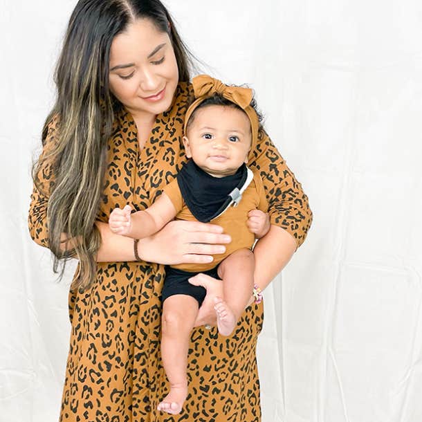  Kyte Women's Lounge Robe In Leopard Gifts For Newly Pregnant Friend