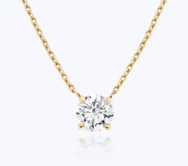  Solitaire Diamond Necklace