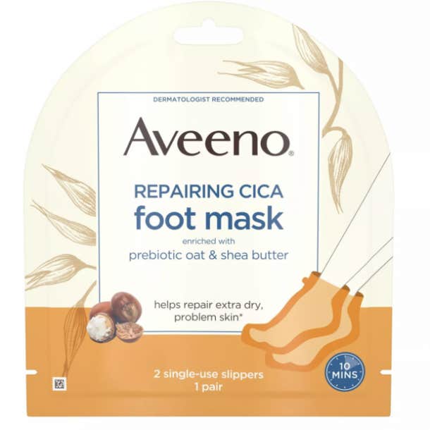 Aveeno Repairing Cica Moisturizing Foot Mask