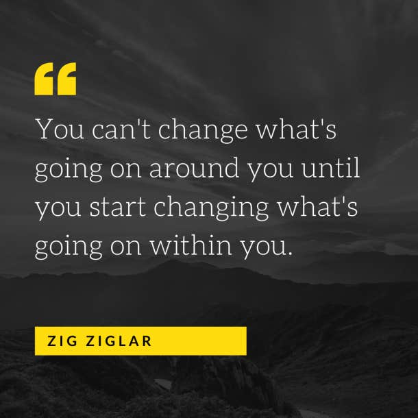 Zig Ziglar quotes about change