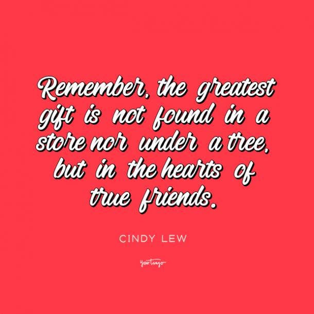 Cindy Lew long distance friendship quotes 