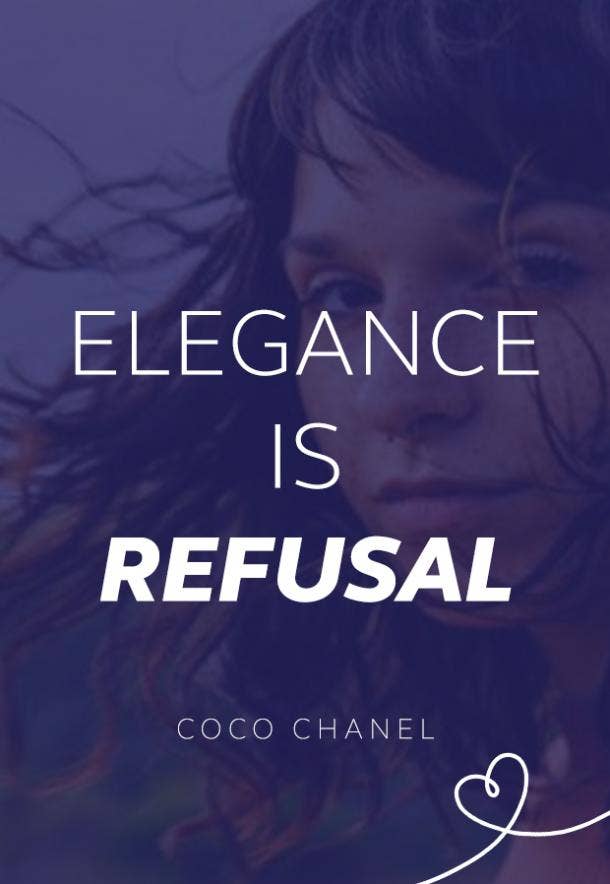 Coco Chanel quote about fashion