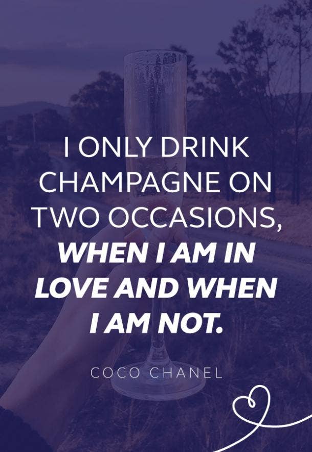 Coco Chanel quote about love