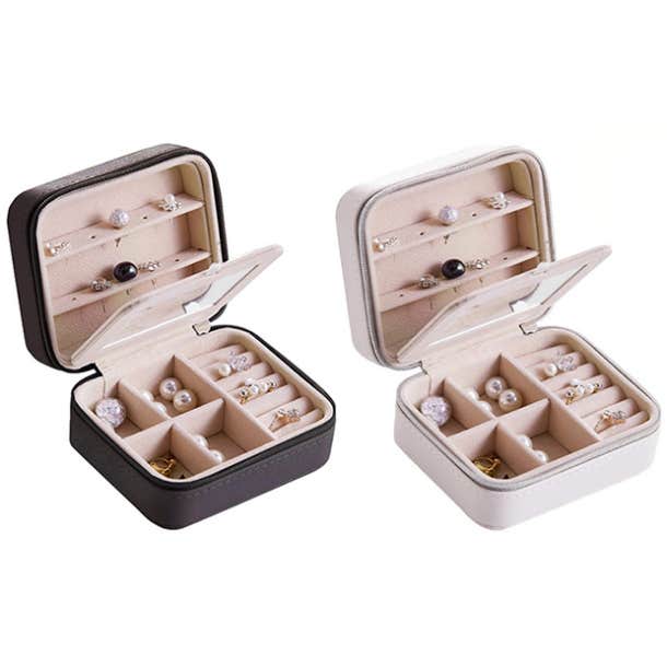 Cool Jewels Palm-Sized Compact Jewelry Box