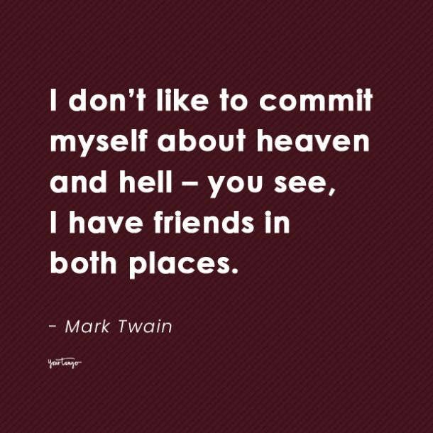Mark Twain funny friendship quotes