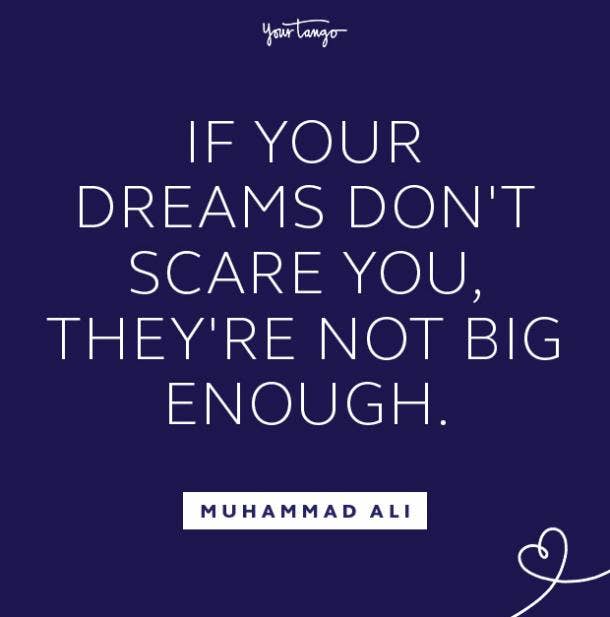 Muhammad Ali follow your dreams quote