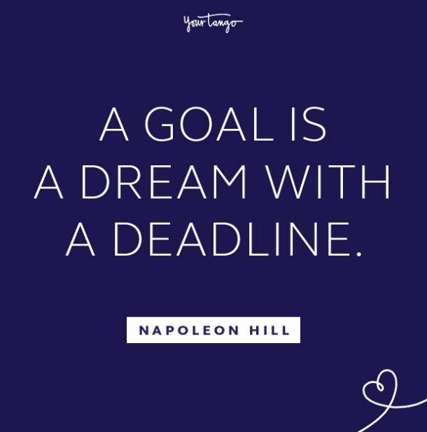 Napoleon Hill follow your dreams quote