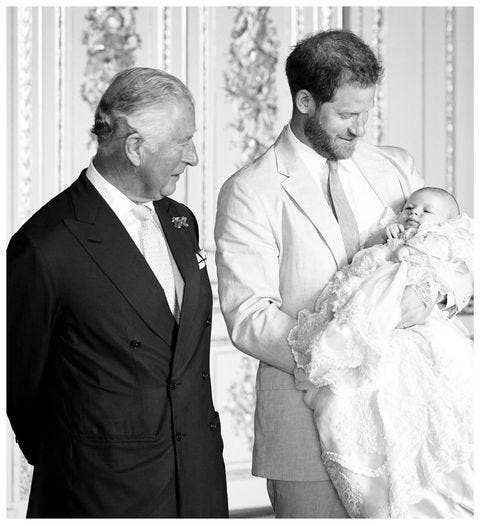 Prince Harry and child