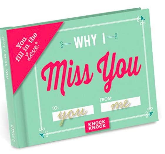 why i miss you book long distance gift idea