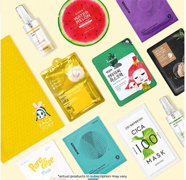 korean sheet masks / last minute christmas gifts