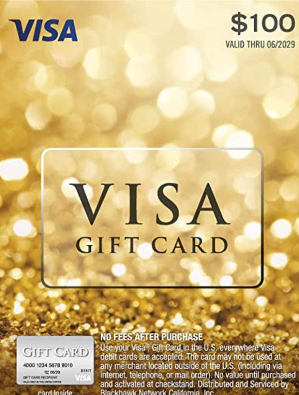 teacher christmas gifts / visa gift card
