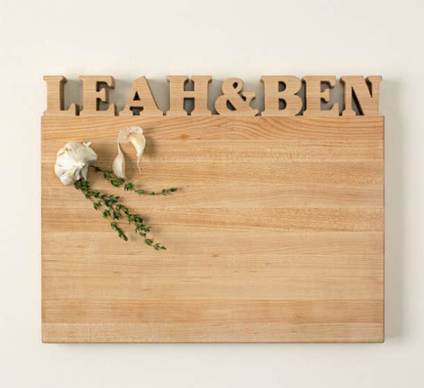 Christmas gifts for parents / personalized cutting board