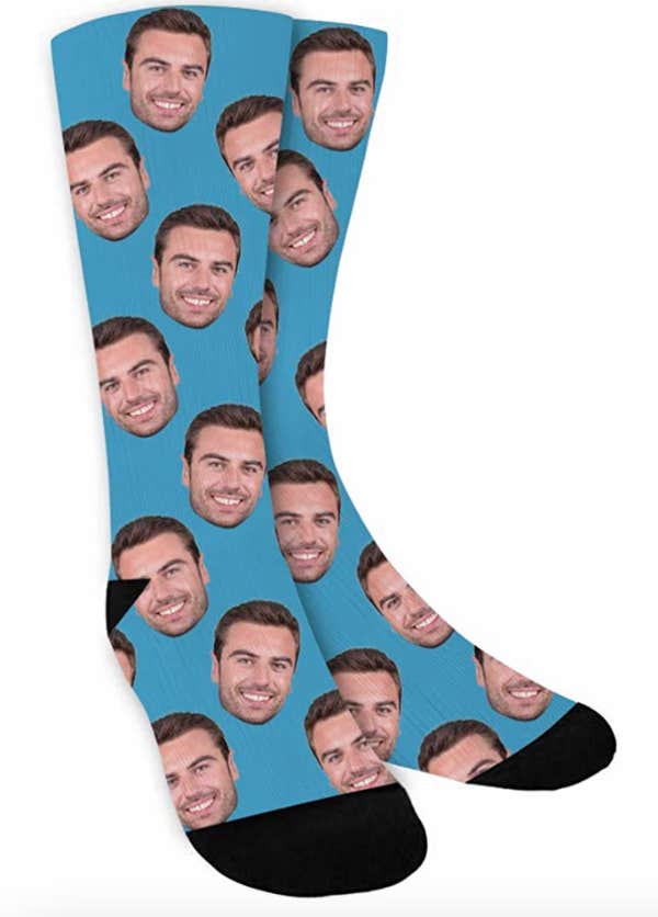 gift for sister / custom photo socks