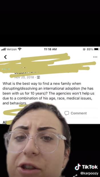 adopted parents TikTok
