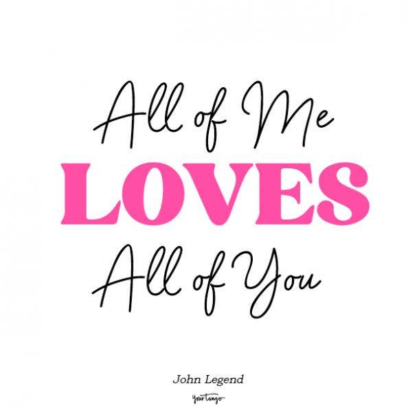 john legend i love you quote