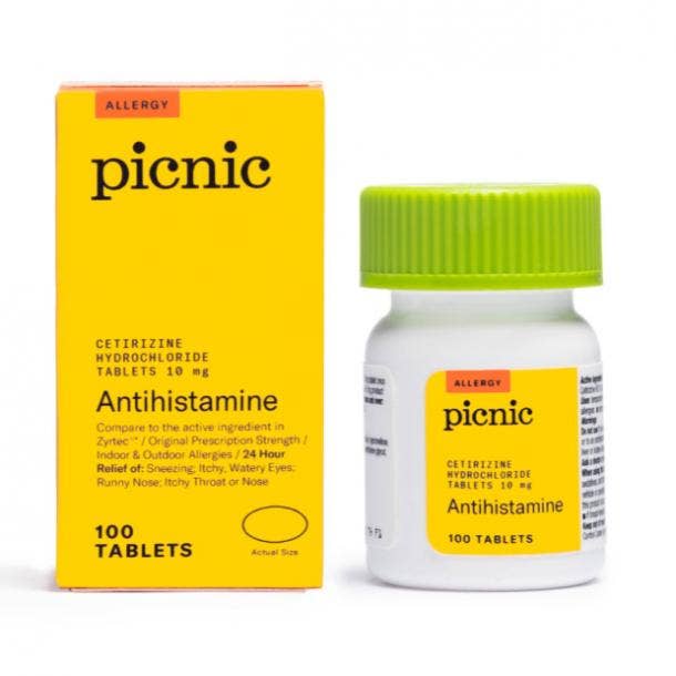 picnic allergy cetrizine