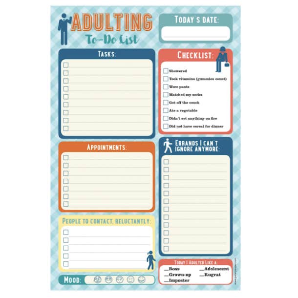 amazon stocking stuffers adulting notepad