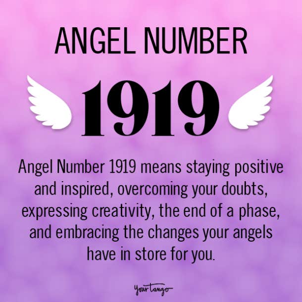 signification du chiffre angélique 1919