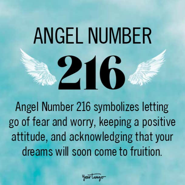 angel number 216 meaning