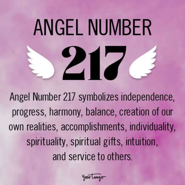 Angel Number 217 meaning
