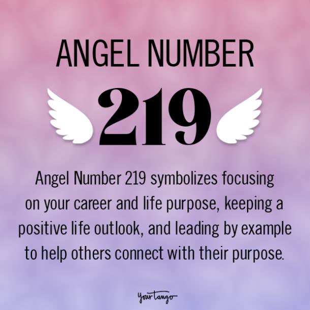 angel number 219 meaning